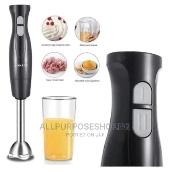 SOKANY SK-1711-4 4-in-1 Powerful Hand Blender - 1000W High Speed Immersion Mixer thumbnail 2
