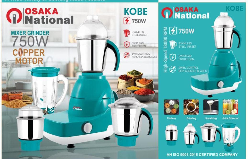 Osaka-National-KOBE-750W-Mixer-Grinder-4-Jars-Copper-Motor-QuickDrop-lk
